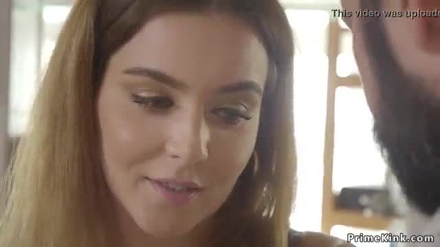 Guy fucks throat to wife and her step sister