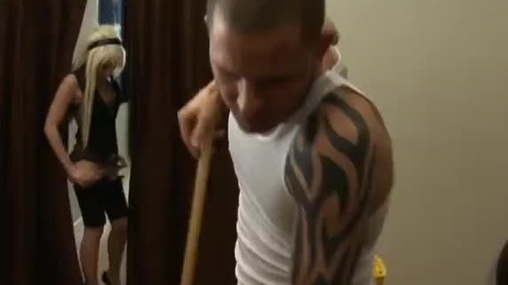 Sexy co-worker takes it wicked