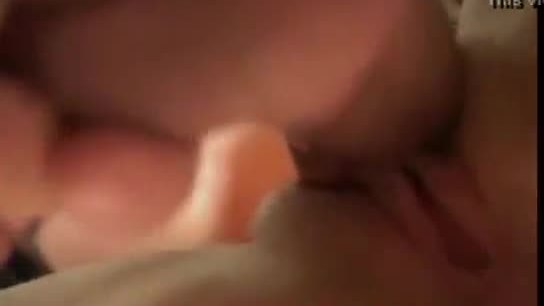 Swallowing cum after rough fuck