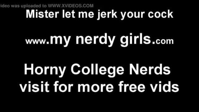 Shoot your cum all over my nerdy glasses