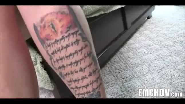 Emo slut with tattoos 0108
